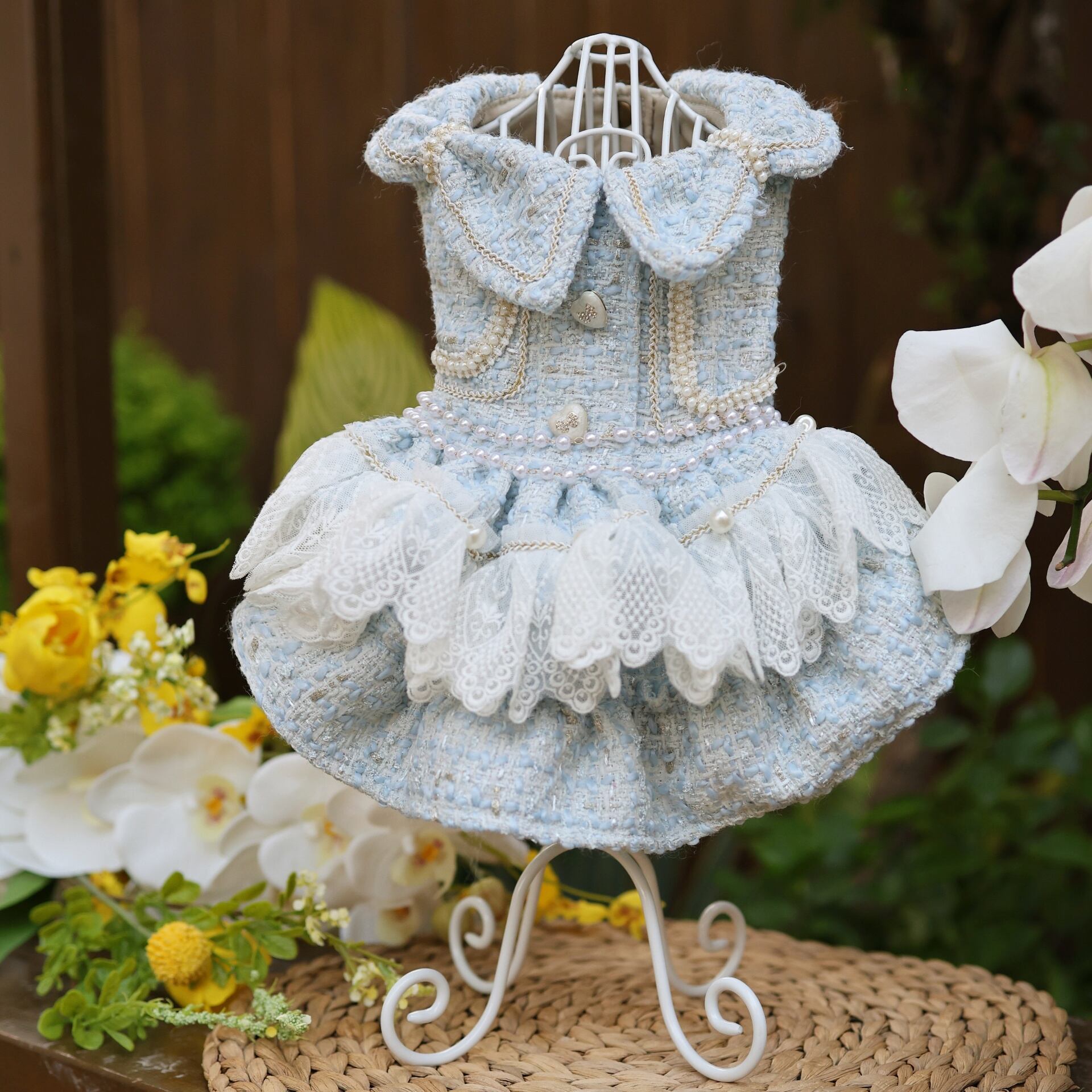 ツイードプリンセスワンピース 00607