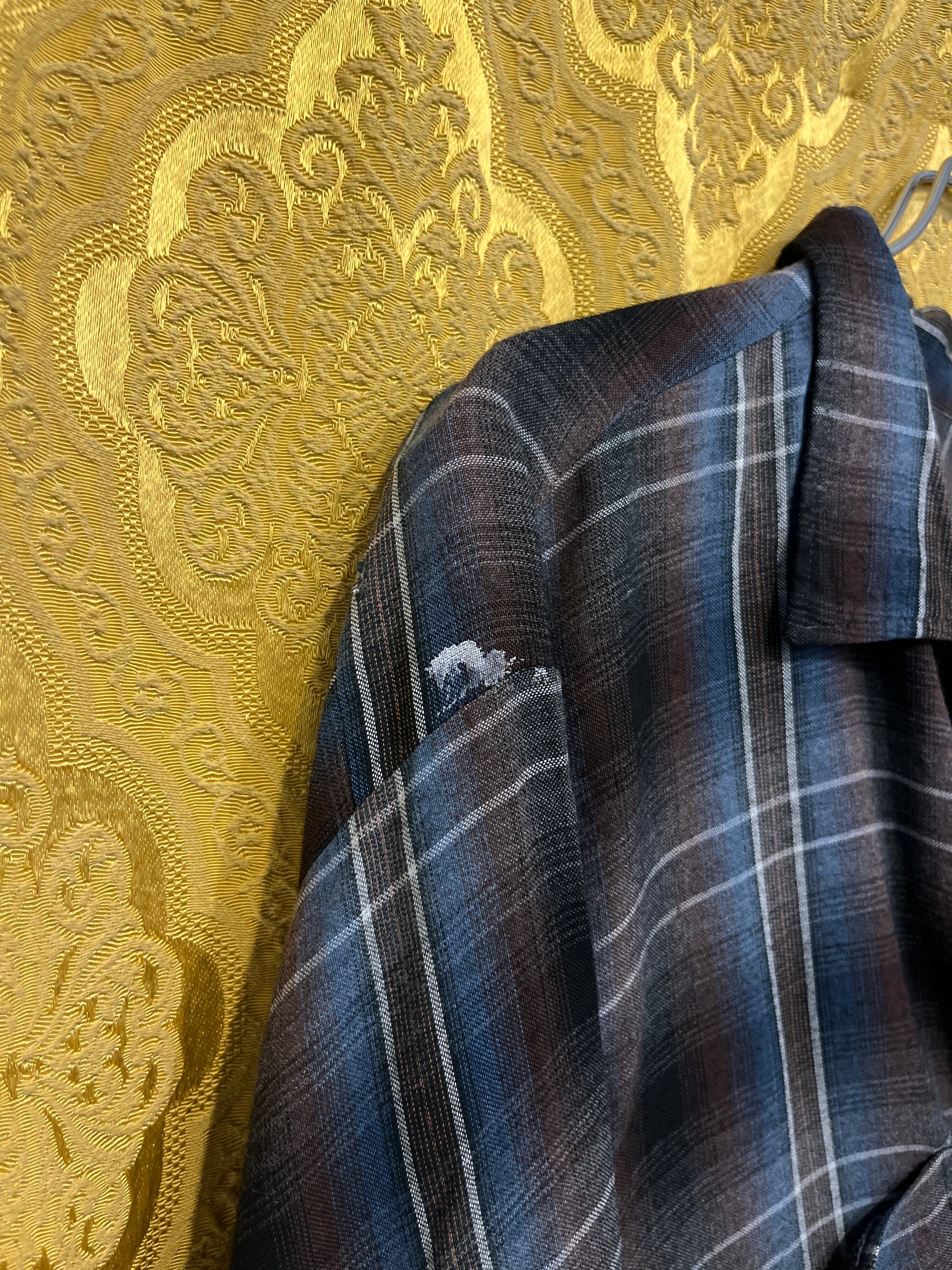 60s unknown】ombré rayon shirts | used.memento