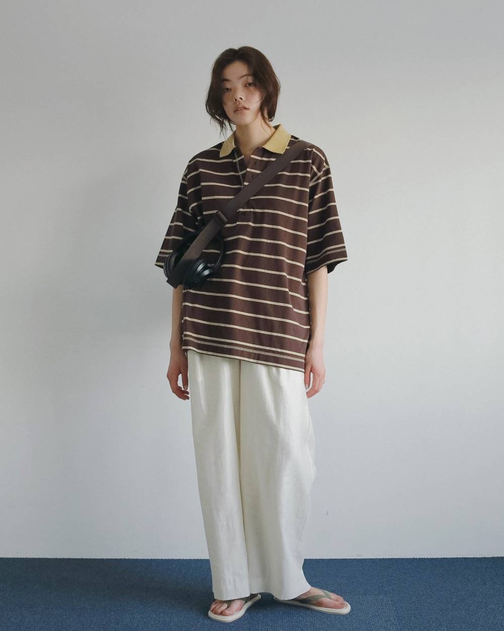 anuke 】Border Loose Polotops | valance 福井｜レディースセレクト