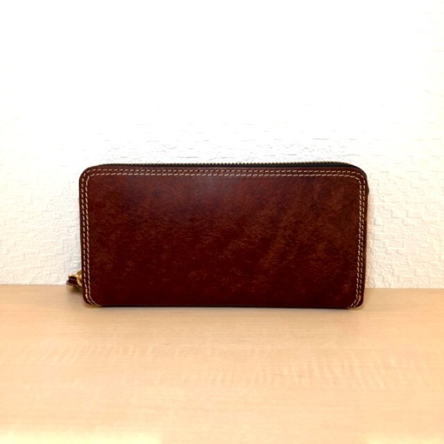 プエブロ　ラウンド長財布　グリーン