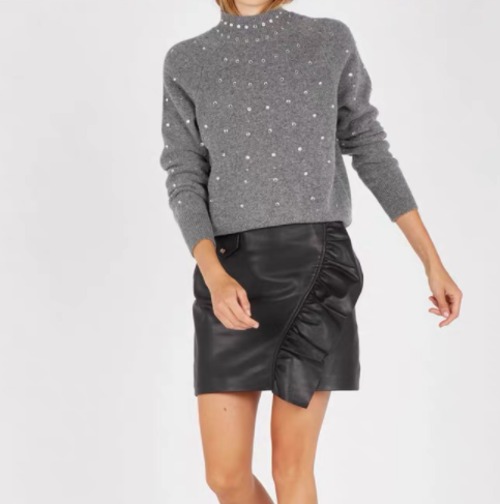 ニット レディース 長袖 冬新作 ハイネック タートルネック タートル タートルトップス タートルニット 長袖ニット ニットソー セーター ビジュー オフィス カジュアル おしゃれ 可愛い トップス