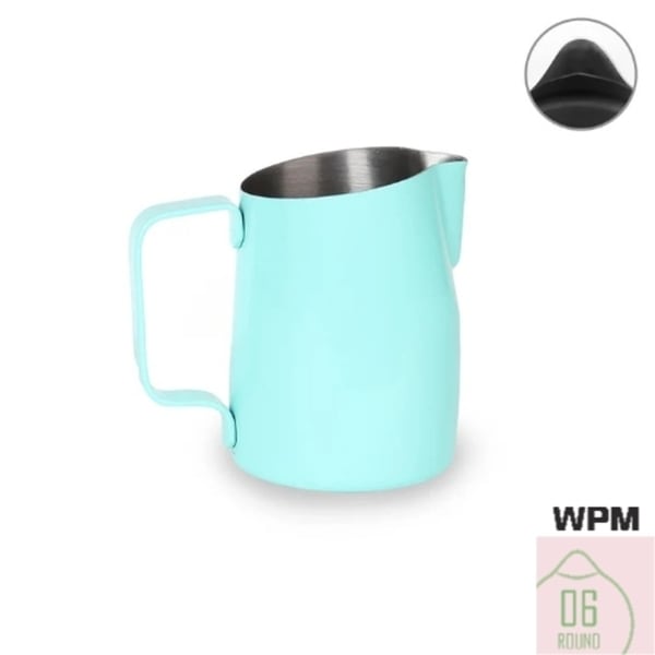 WPM ミルクピッチャー 450mL ラウンドスパウト (06 ROUND) ターコイズ