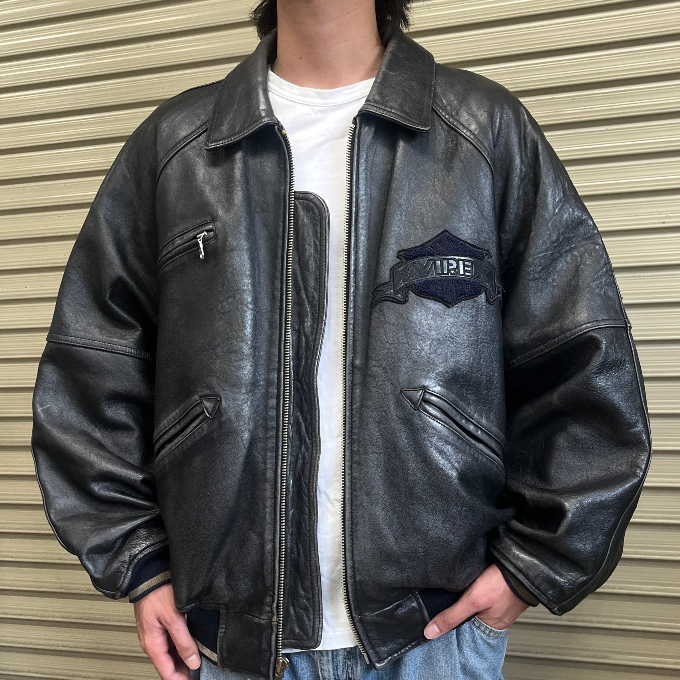 AVIREX leather jacket  アヴィレックス