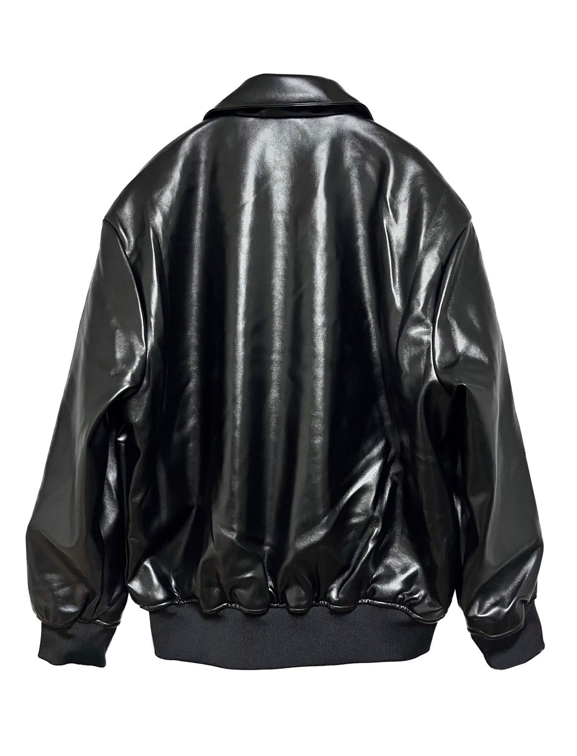 PUレザー 刺繍バーシティジャケット OBSCR59 マルチ | OBSCR