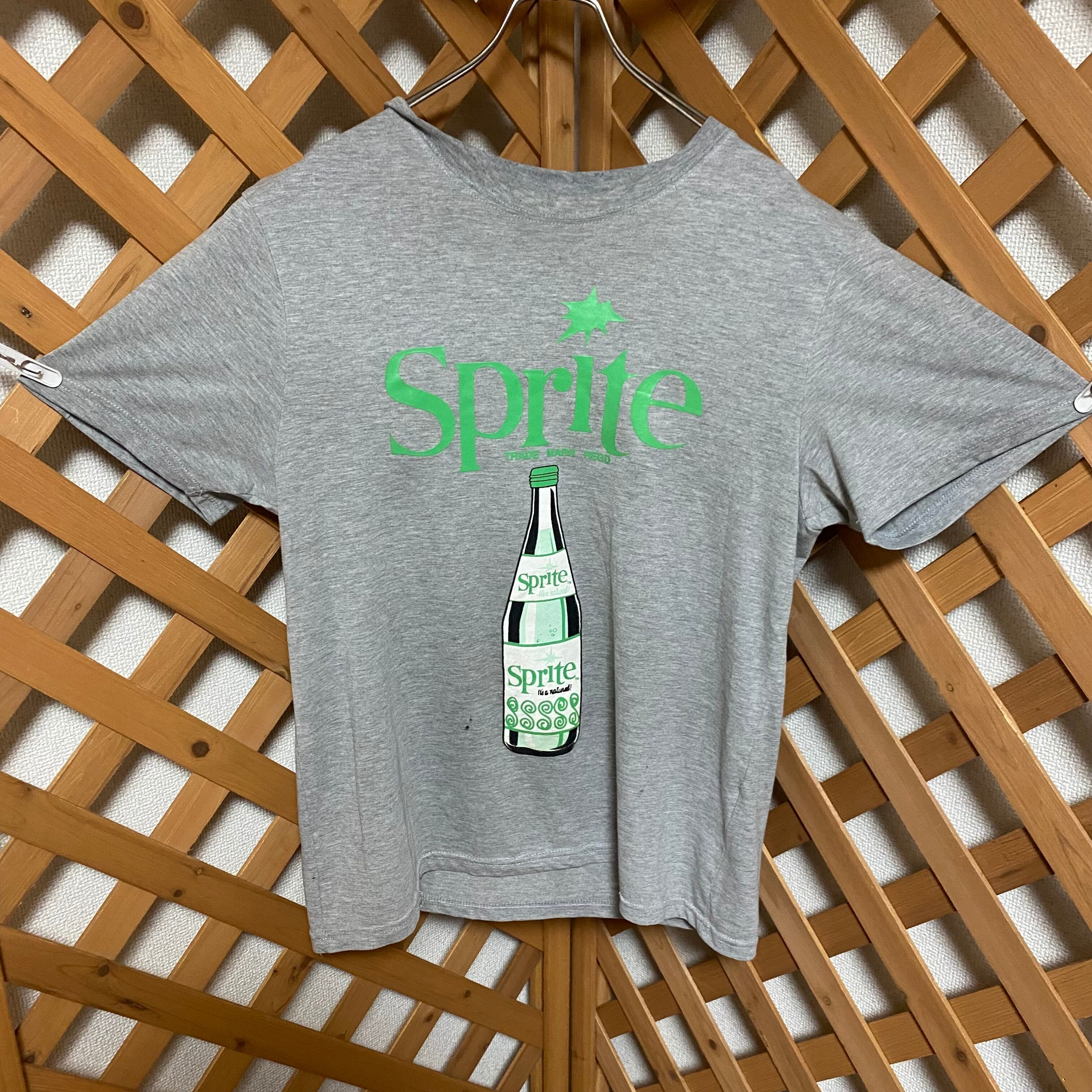 sprite スプライト tシャツ グレー コカコーラ 企業 古着 ドリンク 
