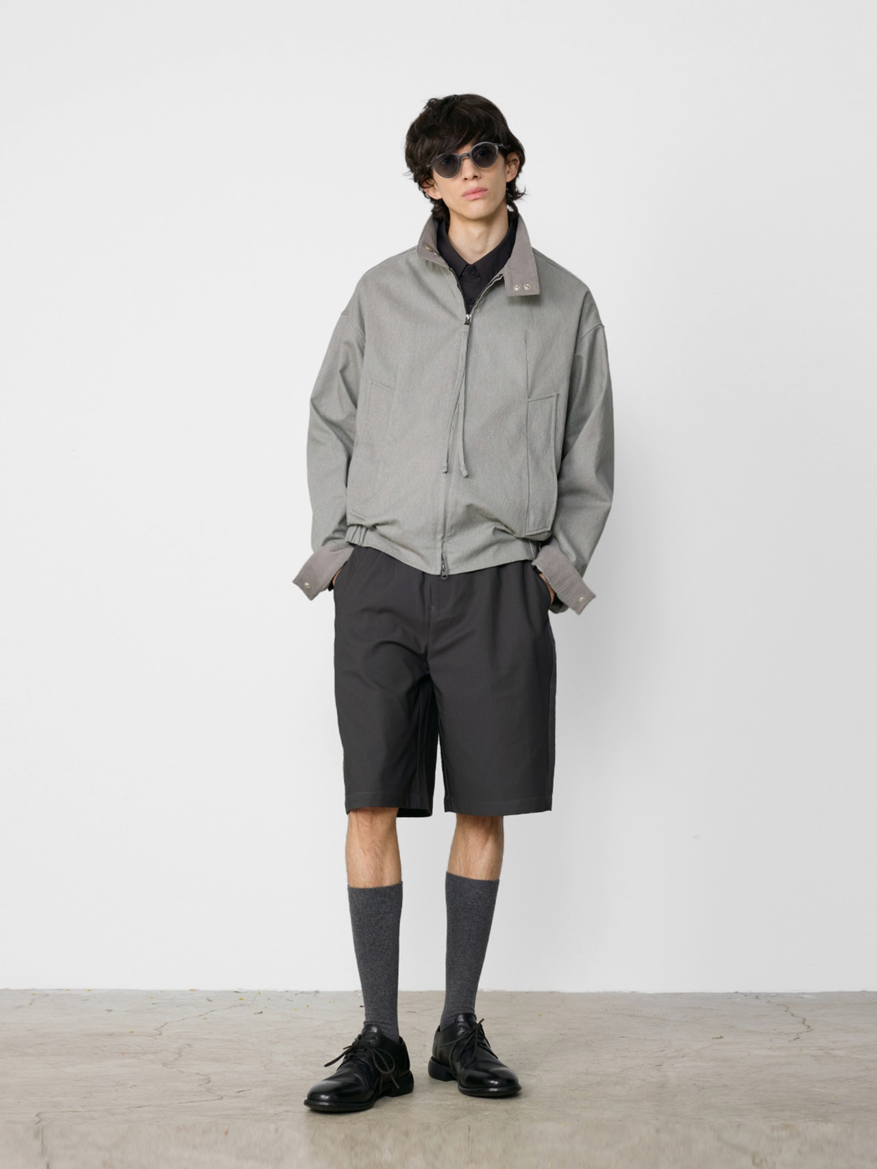 DECESOLO 25SS レトロウォッシュス ルーズウィングトップ