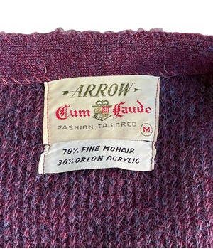 Vintage 60-70s Mohair Cardigan -Arrow-