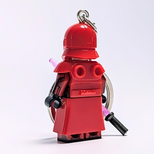★ブロックフィギュアキーホルダー★【 STARWARS ( スター・ウォーズ ) 】インペリアル・プレトリアン・ガード / マンダロリアン〚アメリカン雑貨 アメトイ〛