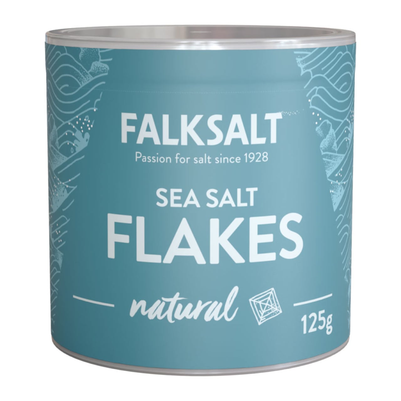 Falksalt Natural mediterranean salt flakes 125g