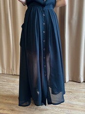 MADE IN ITALY black sheer dress-5138-7