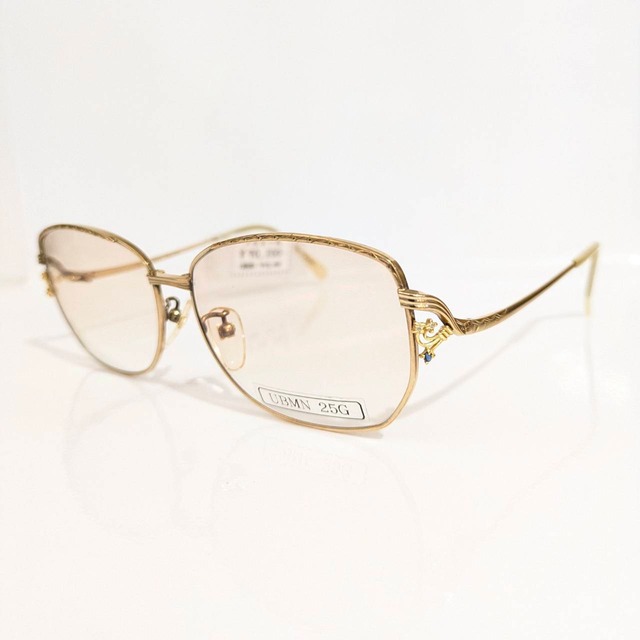 【GRES】ウエリントンメタルフレーム　ゴールド　宝石ダイヤ・サファイア