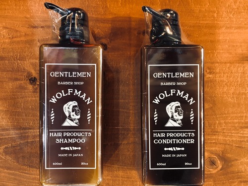 【WOLFMAN】 -SHAMPOO , CONDITIONER-