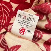 衣 コロモ 花柄 長袖シャツ XL/レッド系 メンズ