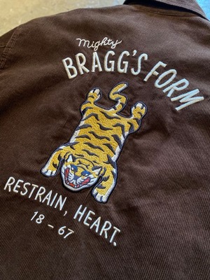 Power to the people / Corduroy zip up blouson-Tiger- / BROWN / コーデュロイ/ジャケット/スウィングトップ