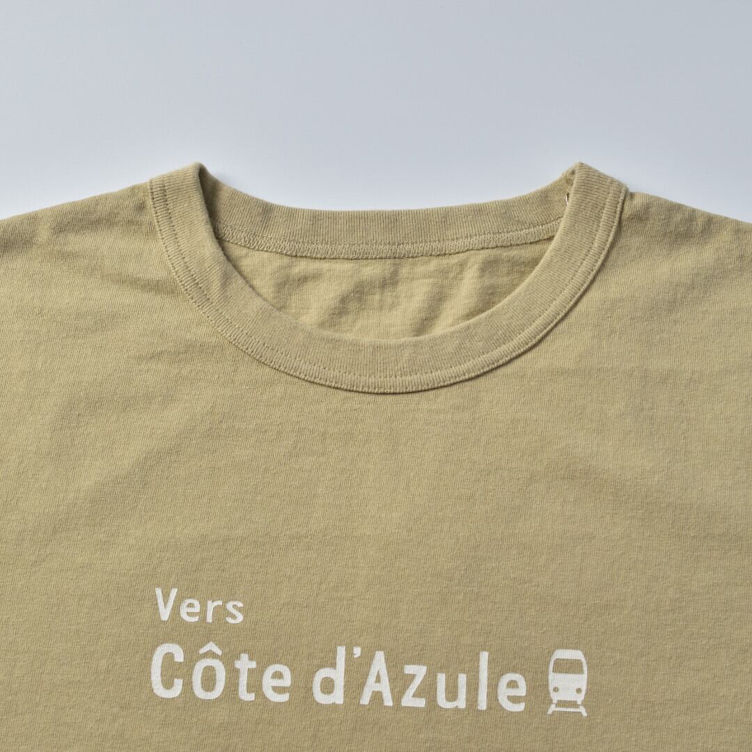 快晴堂 カイセイドウ UNIT-Tシャツ vers cote d'azule ベーシックフィット・ベージュ 納得の品質
