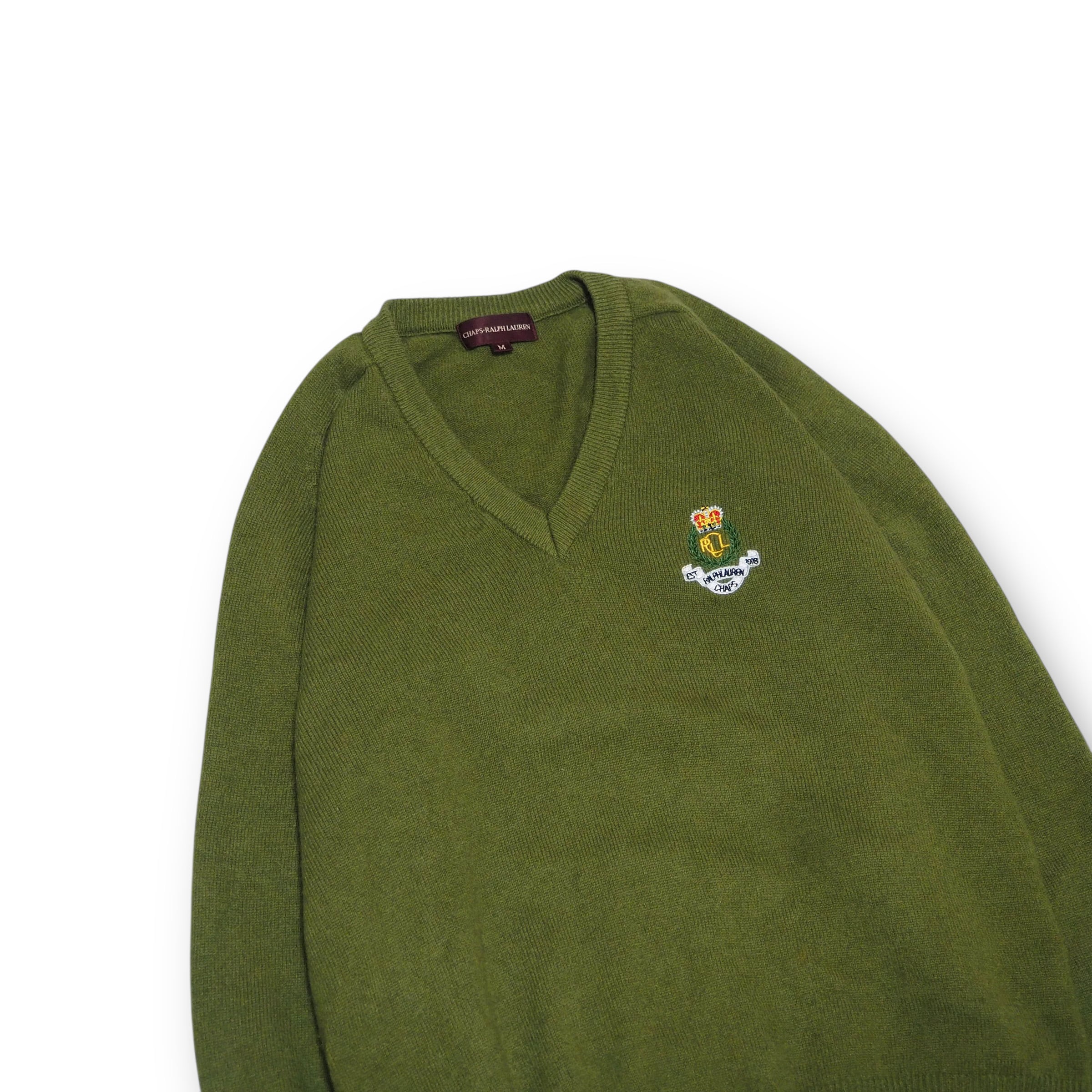 【RALPH LAUREN】Vネックニット|90s