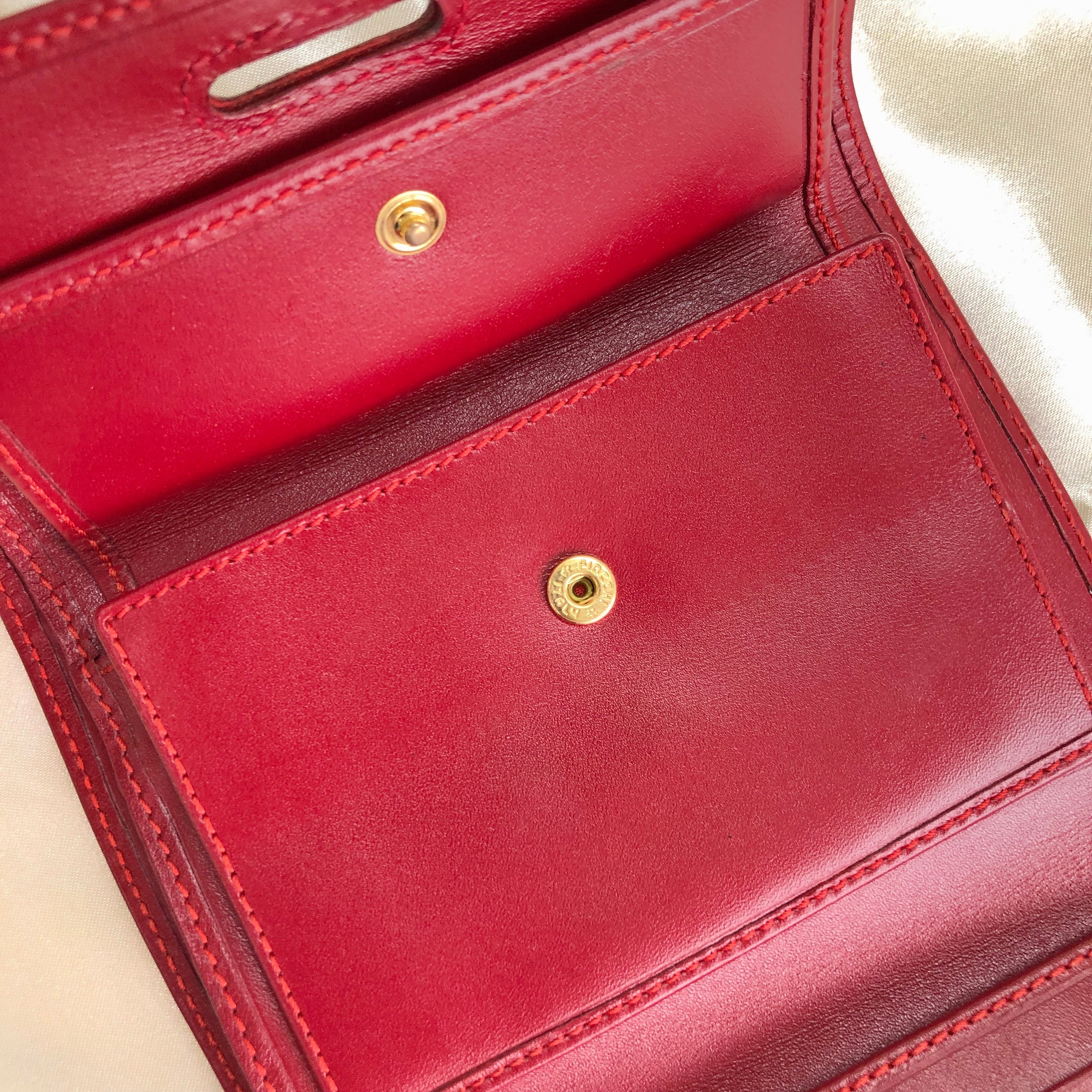 CELINE セリーヌ ホースビット レザー コンパクトウォレット 財布