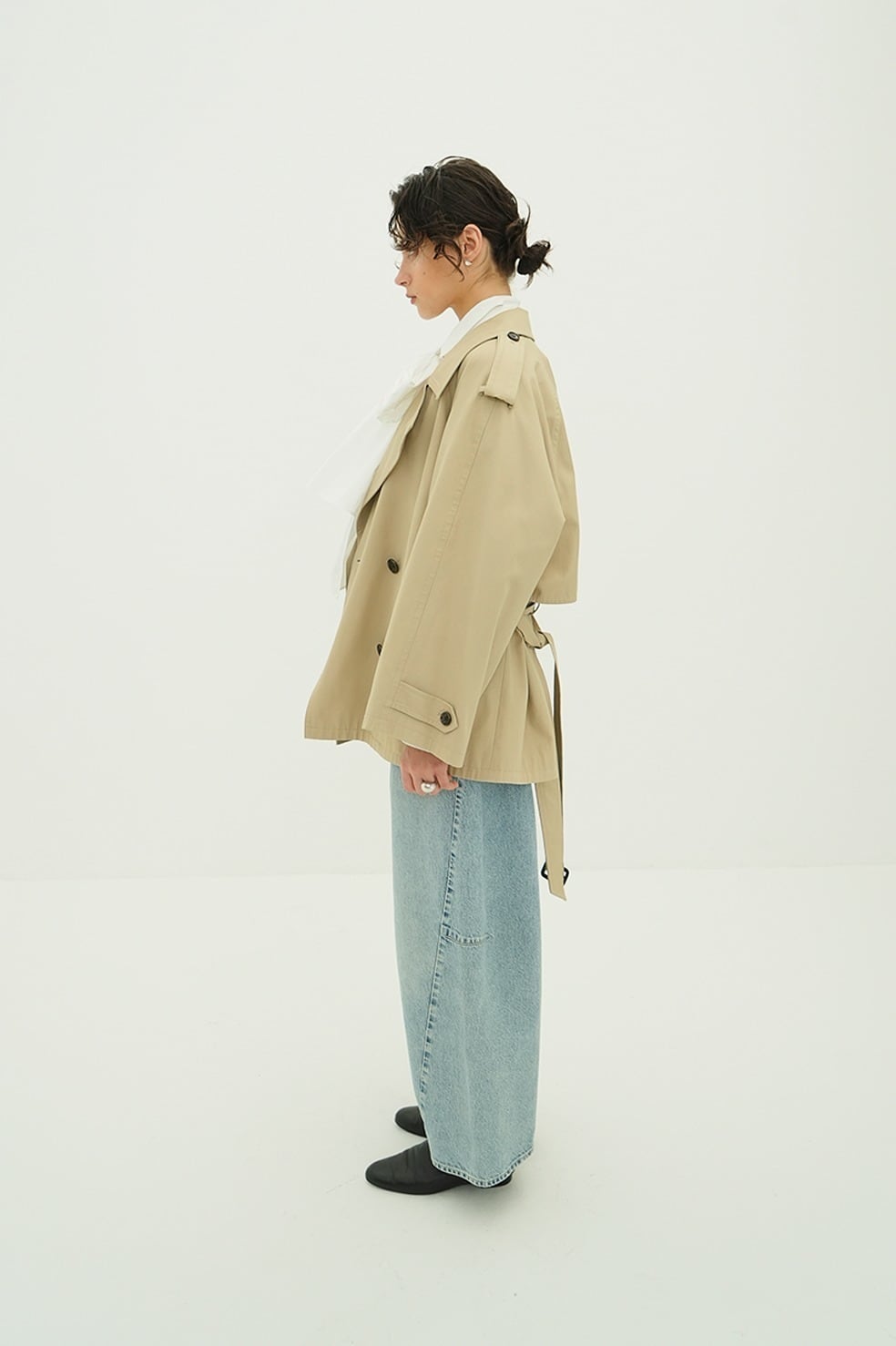 CLANE(クラネ) OVER SHORT TRENCH COAT | サウスオレンジ｜メンズ