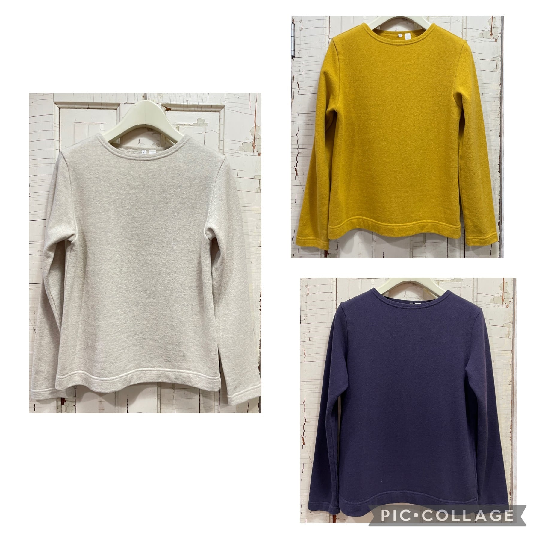 吊り編みプールオーバー 裏側シルク サイズ4