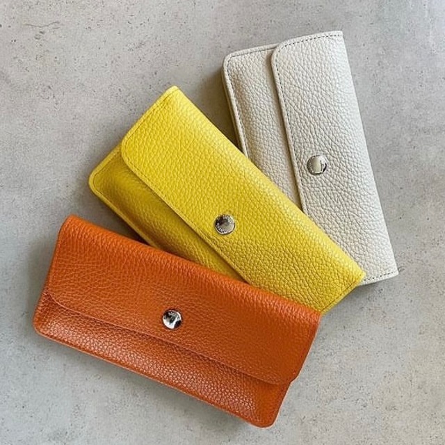 blancle S.leather Flap Long wallet