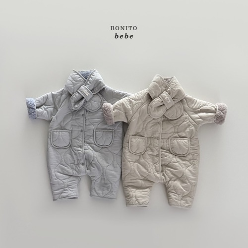 BONITO bebe［取寄］quilting muffler suit set 25winter