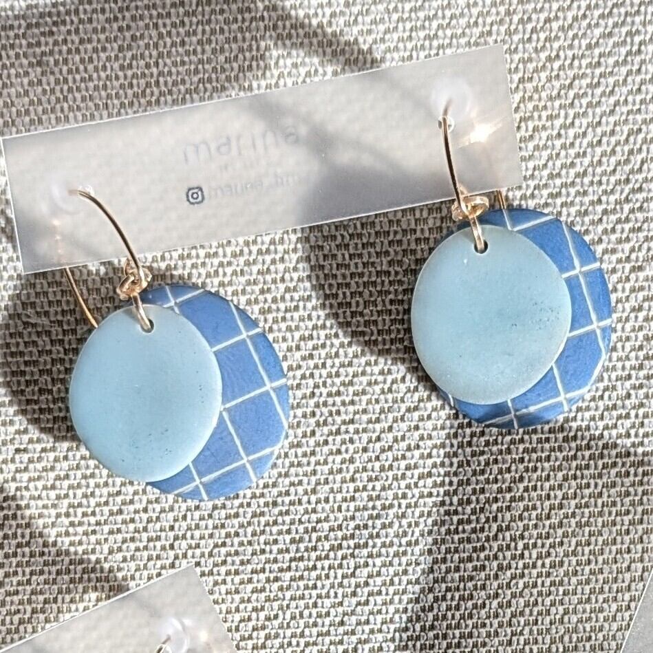 LIMITED25 / 14kgf Tagua Nuts pierced earrings / clip on