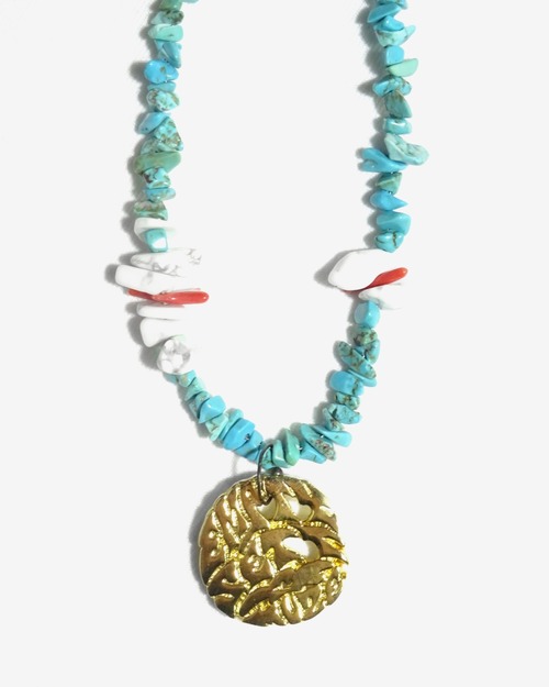 Emblematic Beads Necklace - Turquoise