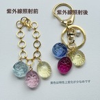 紫外線で色が濃くなる＊ドロップのハットクリップ｜色＆形えらべます｜帽子クリップ/ハットストラップ