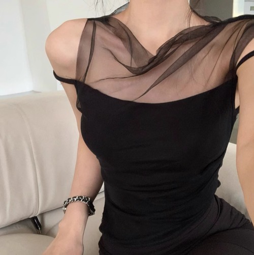 シアーヨークトップス ・10933