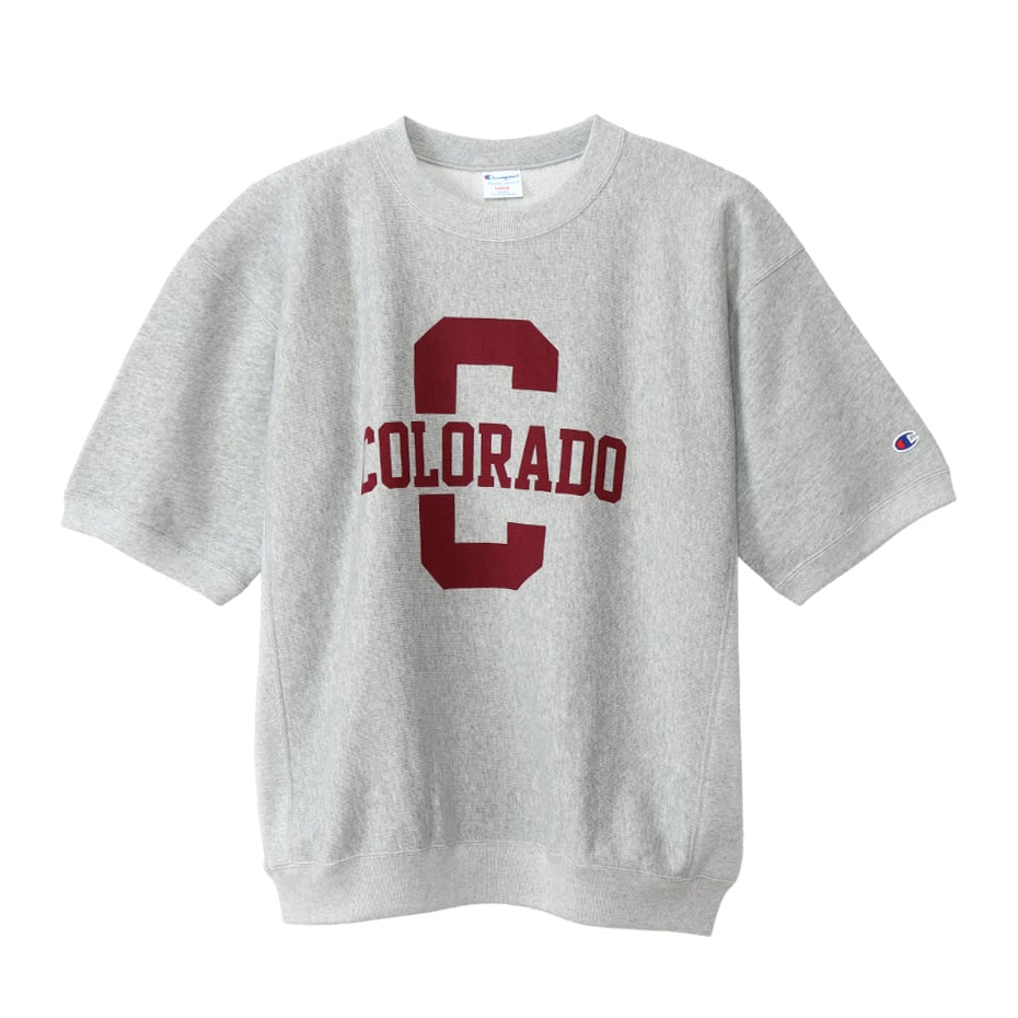 Champion(チャンピオン) - リバースウィーブハーフスリーブクルーネックスウェットシャツ C3-X012