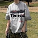 フォントピグメントダイフェードドロップショルダーTシャツ 2col A00149