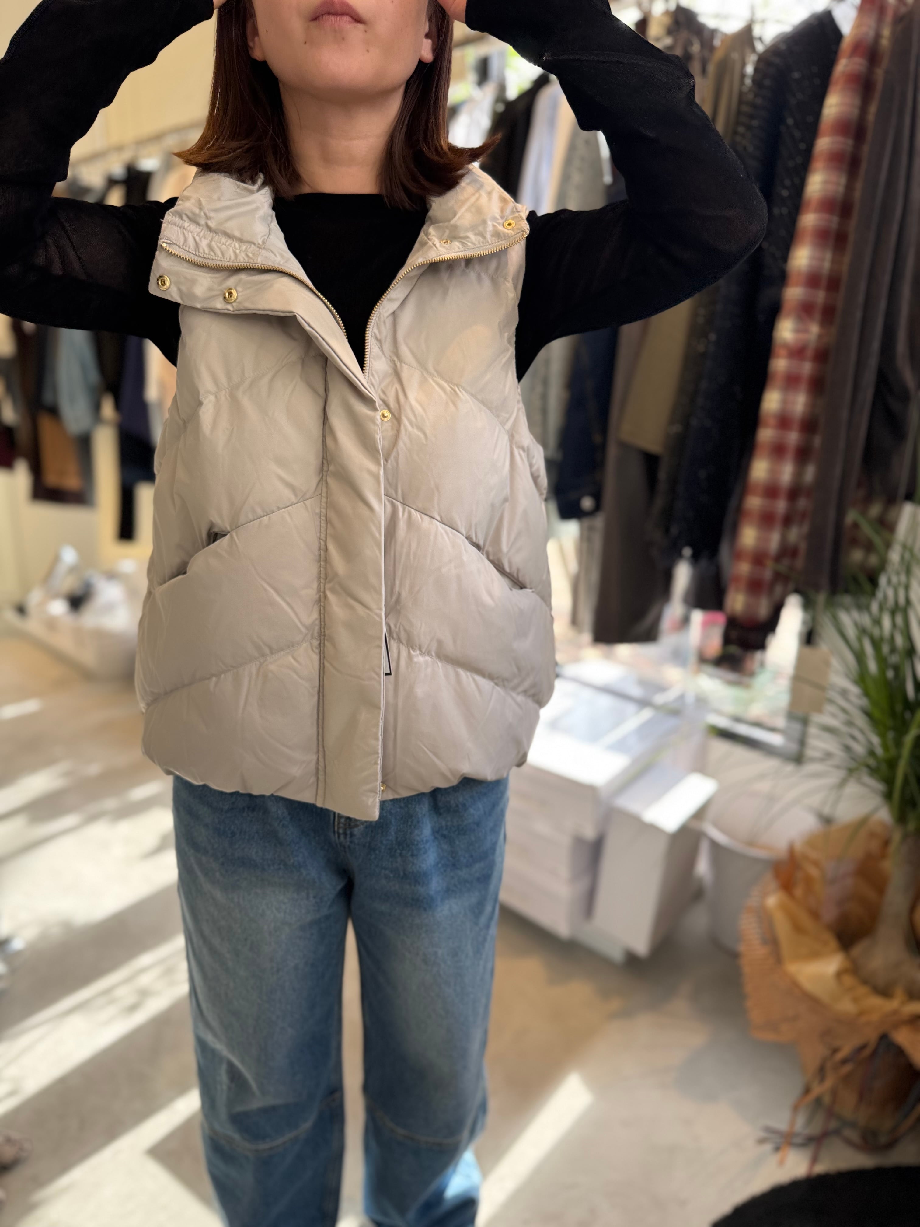 【SELECT】ボリュームカラーダウンベスト 32-0147