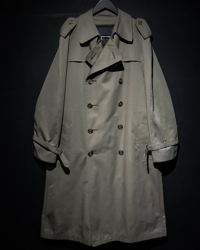 【WEAPON VINTAGE】"Christian Dior" "完品" Beige Color Trench Coat