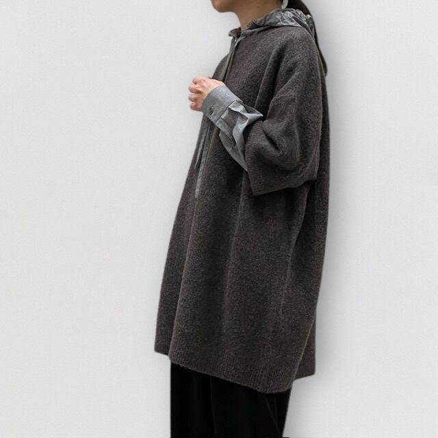 レディース mizuiro ind half slv c/neck tunic ブルー F
