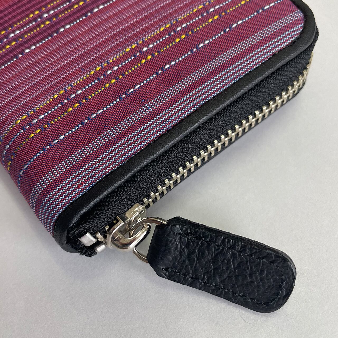 総織り長財布】パープル系 02 | うらそえ織