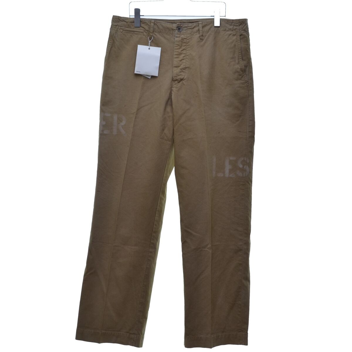 VISVIM ビズビム 0122105008004 CHINO PANTS HW TAPER DMGD チノパンツ ベージュ サイズ3 正規品 / 30825