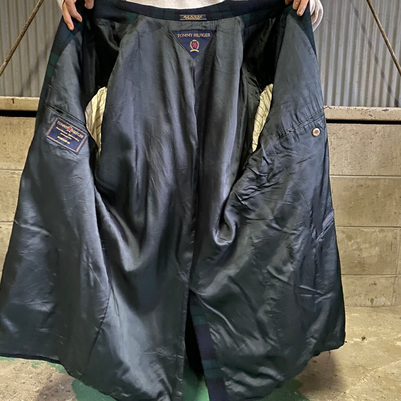 80年代 USA製 TOMMY HILFIGER トミーヒルフィガー テーラード 