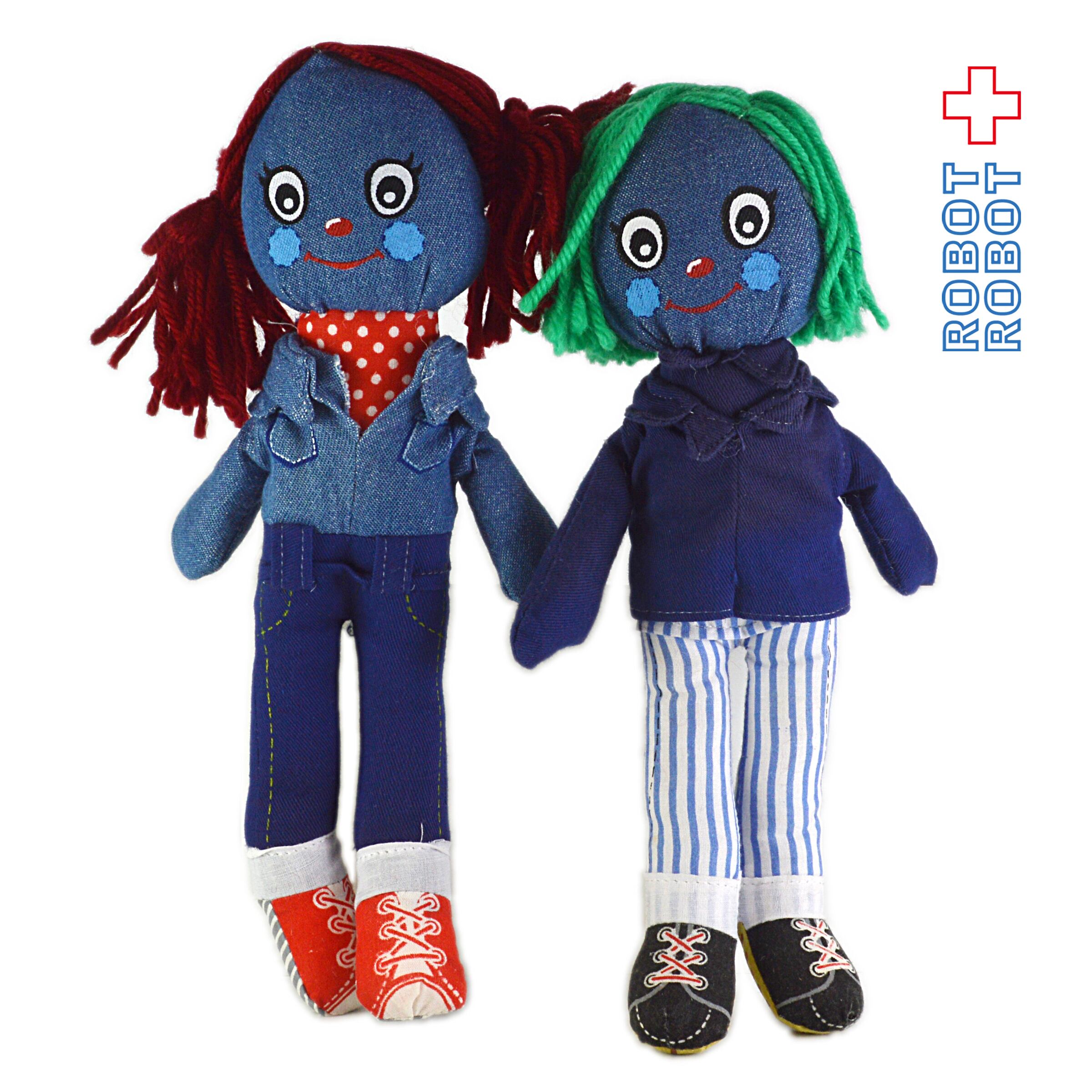 バンピー デニム ラグドール 人形 箱入 ペア | ROBOTROBOT
