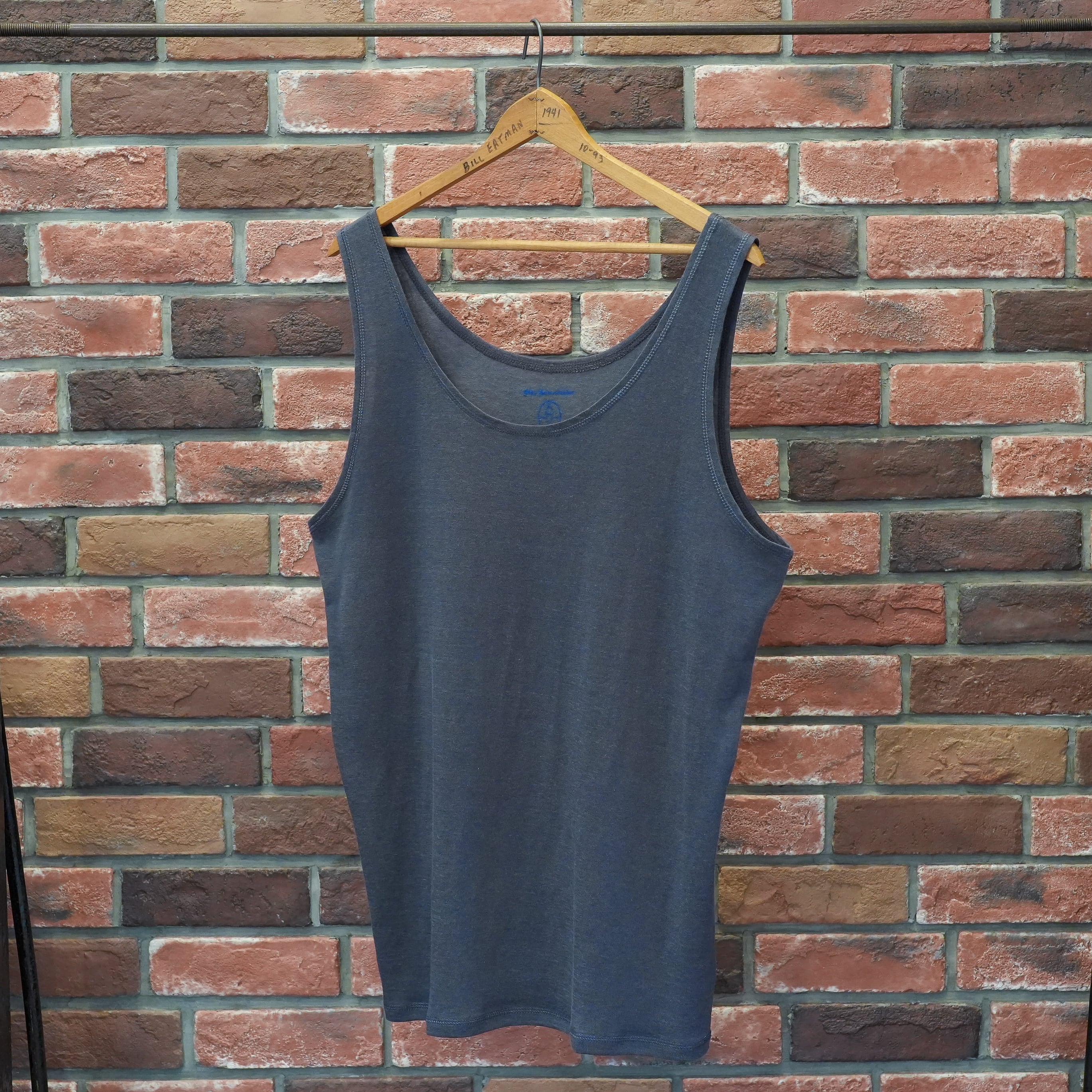 Olde Homesteader YOUTH (オールドホームステッダーユース) "RELAXED LINEN JERSEY ATHLETIC SHIRT" -BLUE-