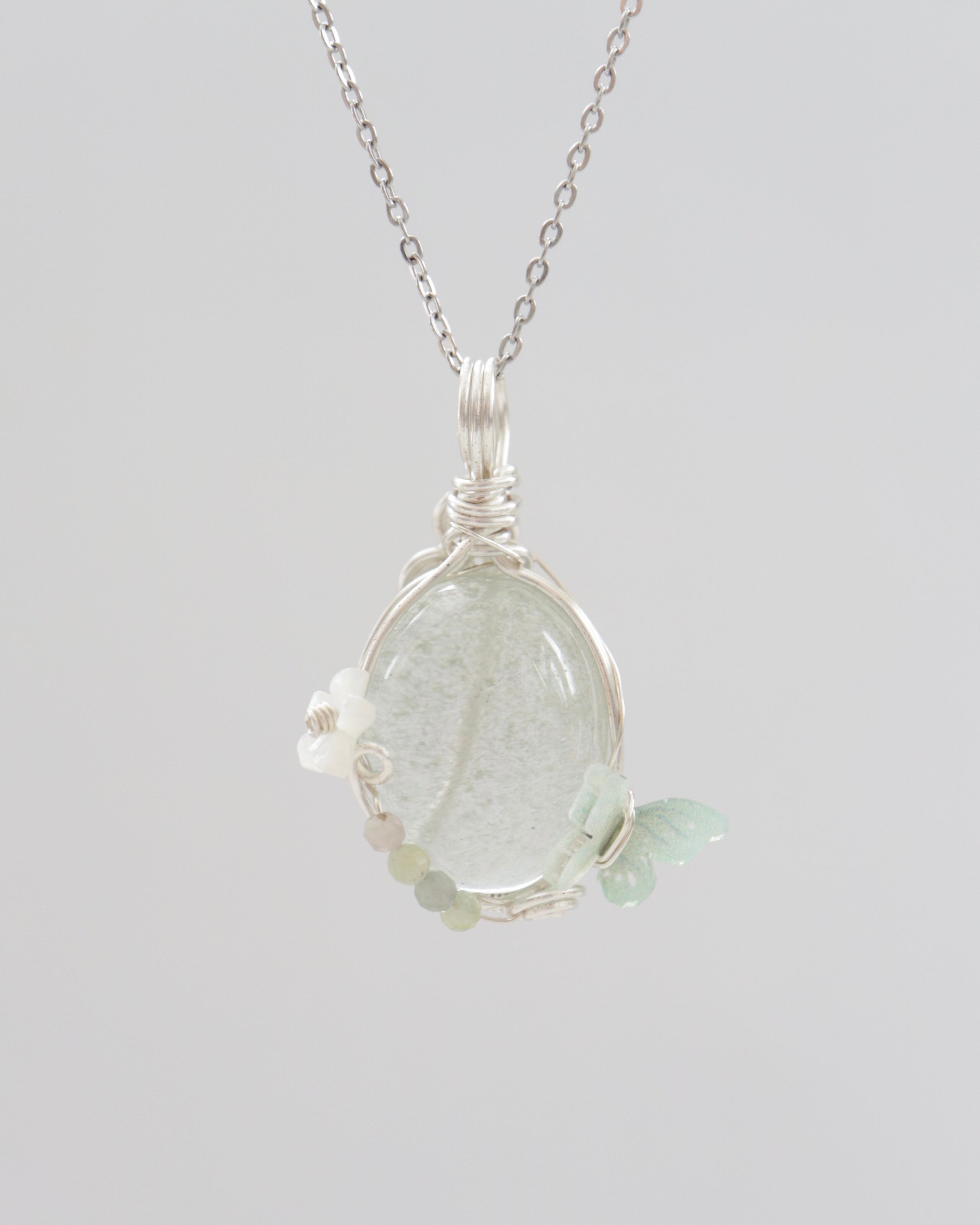 【1点もの】ガネーシュヒマール水晶《心をクリアに》|天然石アクセサリー