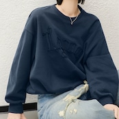 ロゴ入り クルーネック  スウェット 　　 00074