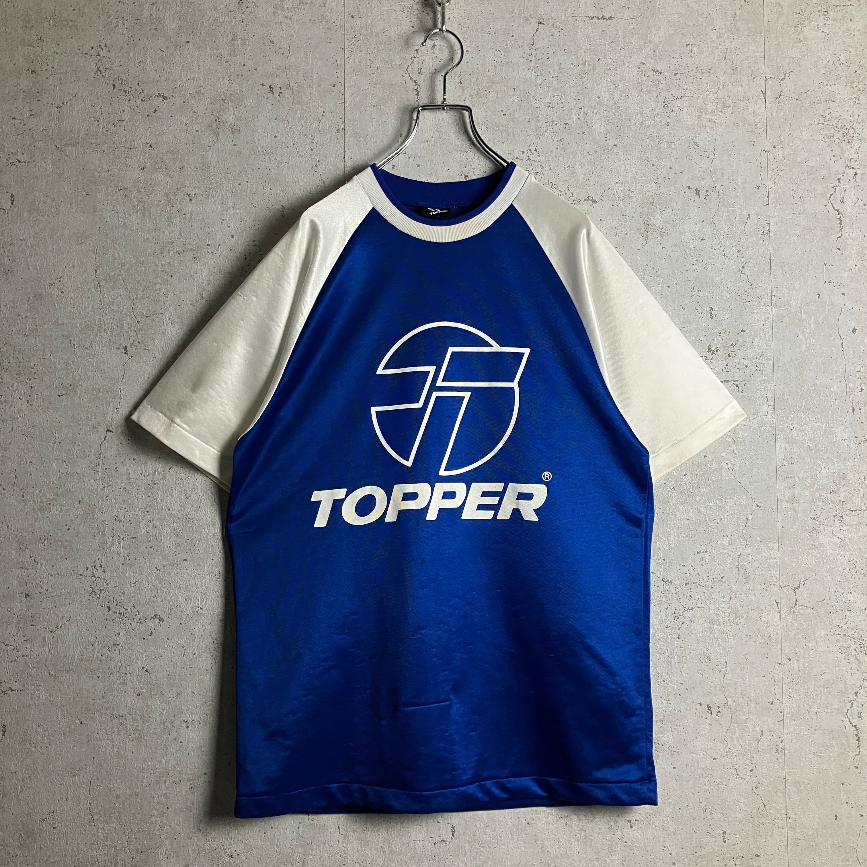 90s TOPPER テックTシャツ サッカーゲームシャツ ユニフォーム y2k