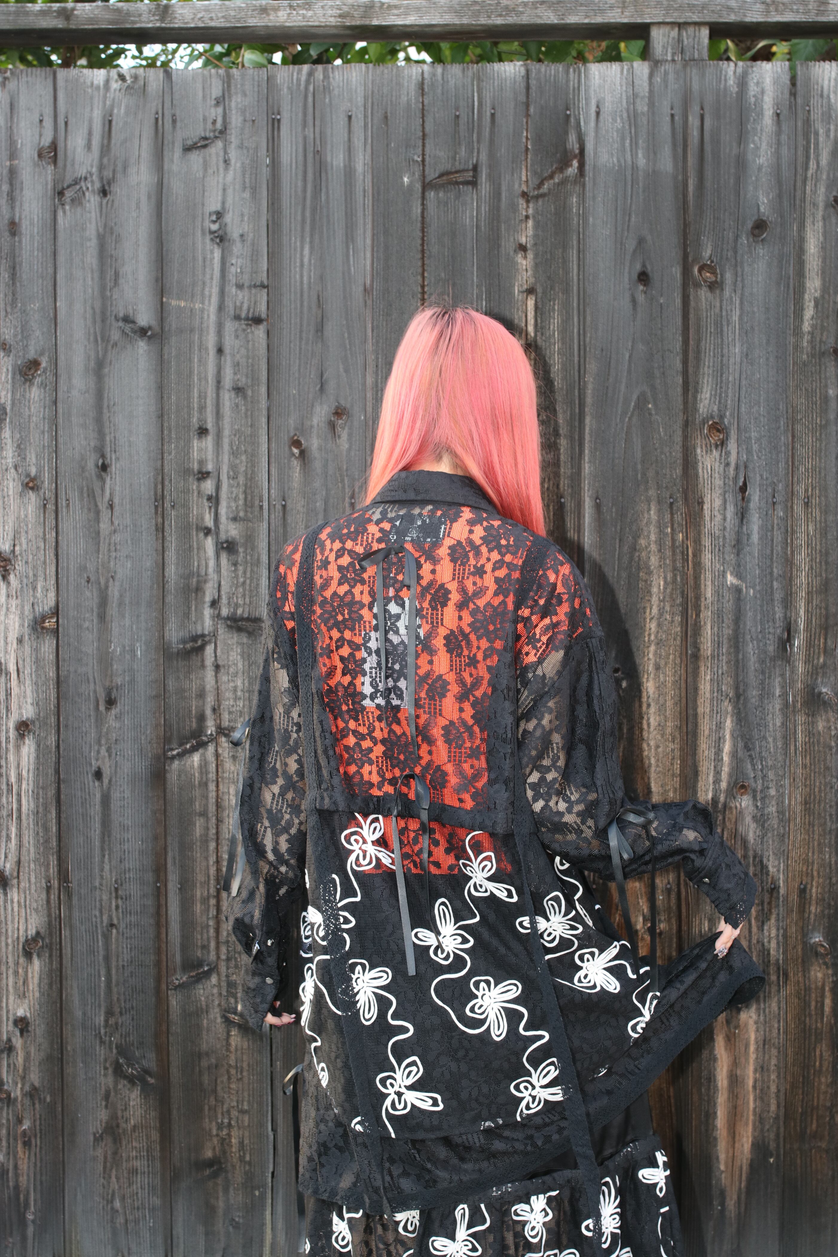 25SS】rurumu: lace detachable shirts (BLACK) rrm25SS-SH01 | IAAAM