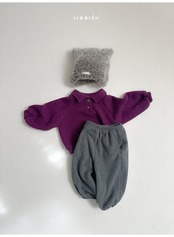 〖取寄〗韓国子供服 / 26winter / minirobe / ボーイカラートレーナー / キッズ *S~XL*