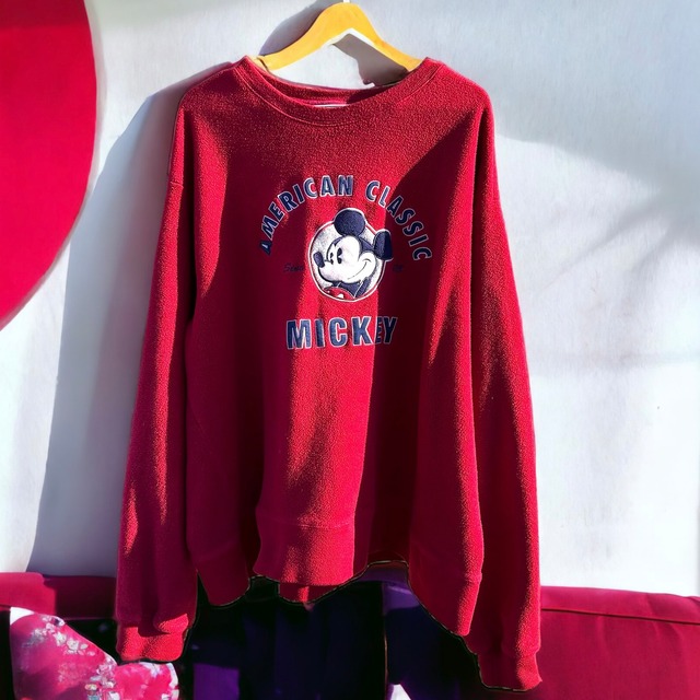 【LADIES】Mickey fleece tops size:XXL
