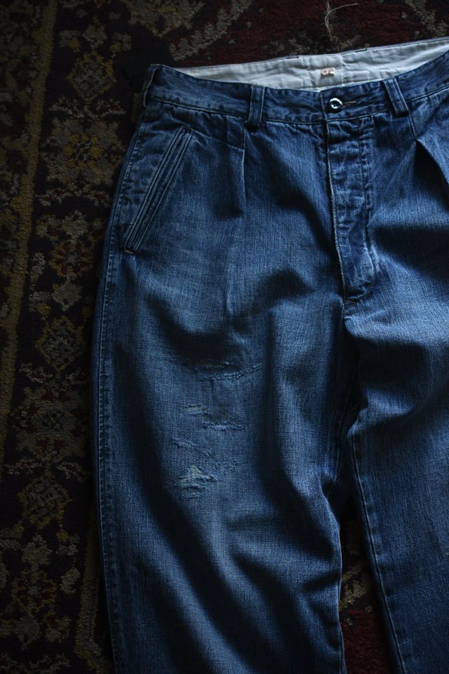 OUTIL / PANTALON MAGLIOC (FADED BLUE REPAIR)