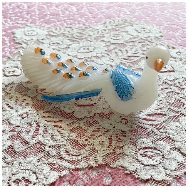フランス ヴィンテージ オブジェ インテリア 水鳥 白鳥 ペイント フランス ヴィンテージ オブジェ インテリア 水鳥 白鳥 ペイント