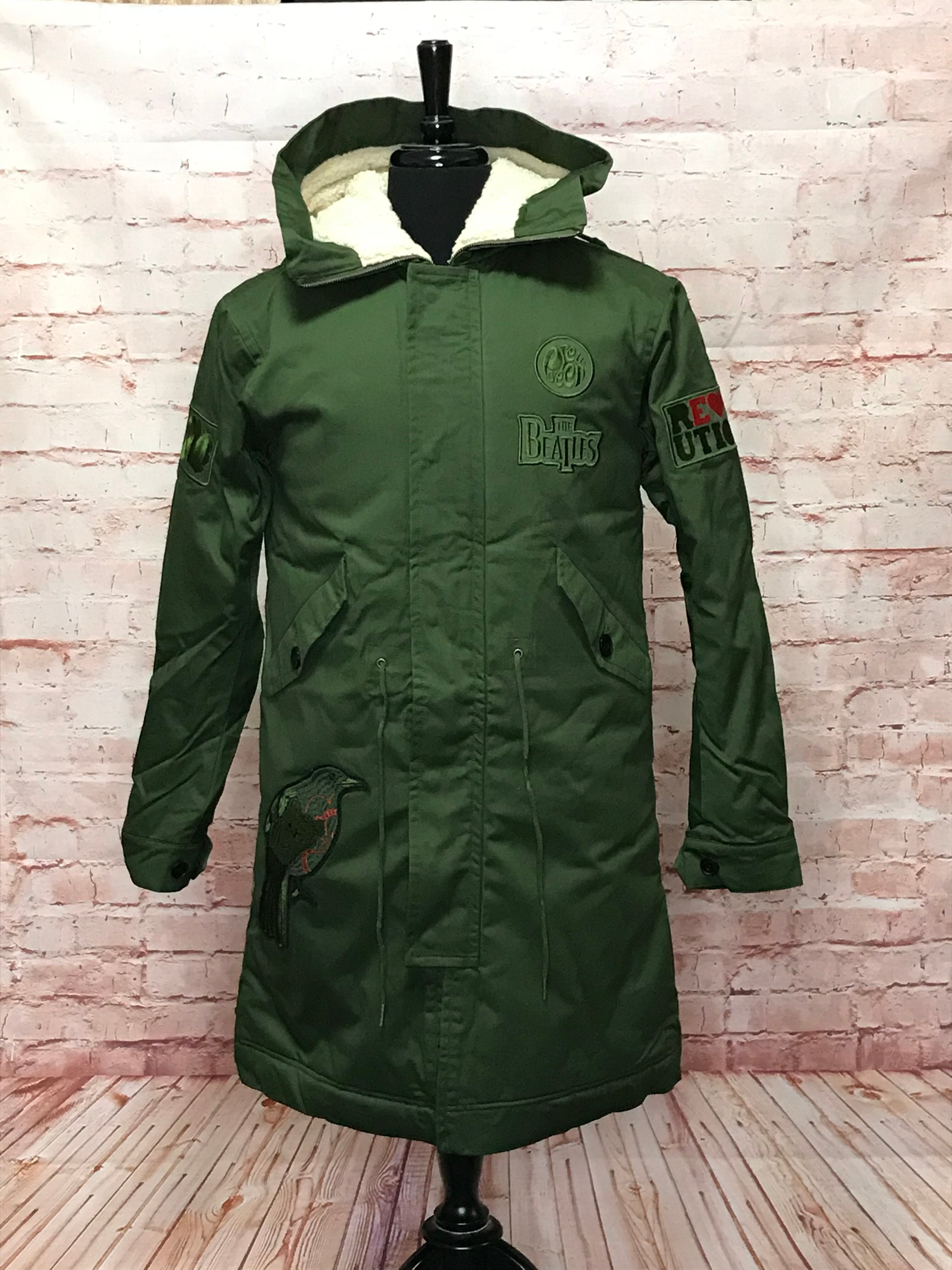 PRETTY GREEN モッズコート フーデットパーカー イエロー www