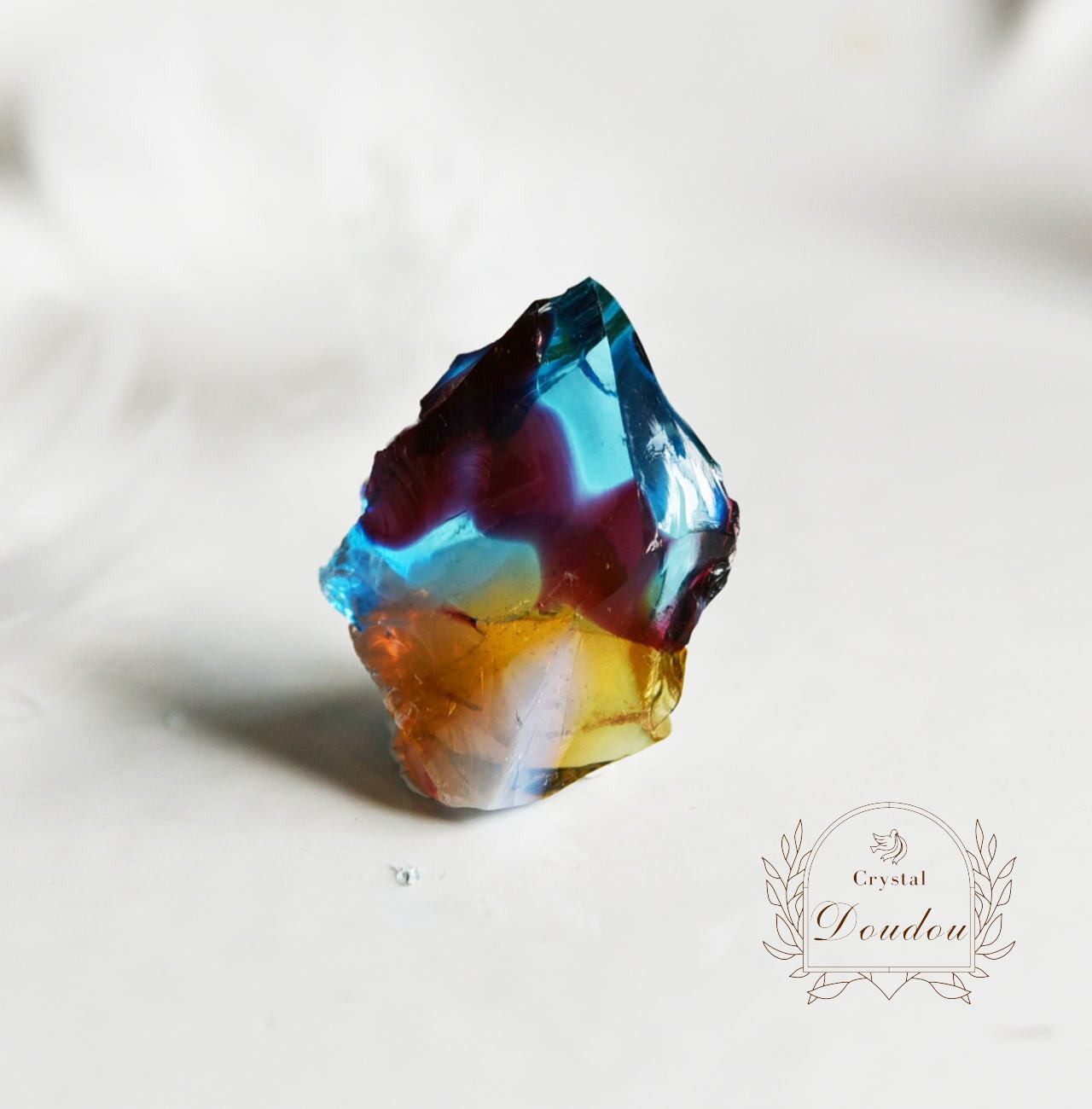 アンダラクリスタル ポリクローム ゴールドクリア×ブルー....〔sa3949〕