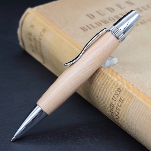 「長崎の世界遺産の聖木 つばき 椿・Chouette」木軸ペン 銘木ボールペン Viriditas ジェットストリーム芯対応